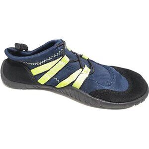 NEW Rafters Kids Youth Cabo Navy Lime Drawstring Water Shoes